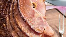 Maple Orange Bourbon Glazed Ham