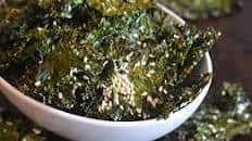 Maple Sesame Kale Chips