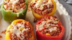 Meatloaf Stuffed Peppers