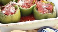 Meatloaf Stuffed Peppers