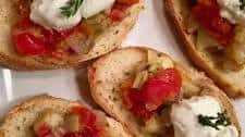 Mediterranean Ratatouille Bruschetta