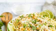 Mexican Street Corn and Rice Bowls