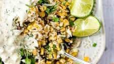 Mexican Street Corn Rice & Beans