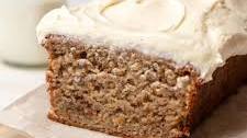 Moist Banana Bread with Cream Cheese Frosting