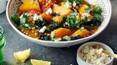 Moroccan chickpea, squash & cavolo nero stew