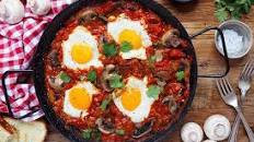 Mushroom (Baked Eggs) Shakshuka