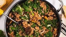 Mushroom Kale Risotto