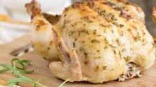 Mustard and Rosemary Roasted Chicken