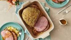 Nut and Herb-Crusted Ham