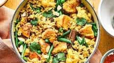 One-pot chicken & curry rice
