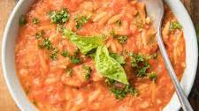 One-Pot Creamy Tomato Orzo Soup