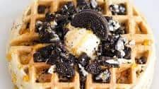 Oreo Waffle (Easy Dessert Recipe)