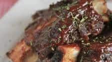 Oven Baked BBQ Beef Ribs