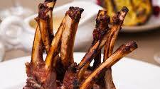 Oven Roasted Lamb Chops with Honey Glaze