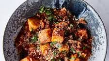 Oxtail Ragù with Semolina Gnocchi