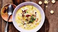 Oyster Chowder with Bacon, Corn, and Fennel