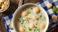 Oyster Chowder with Spinach