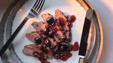 Seared Duck Breast with Cherries and Port Sauce Thumbnail