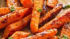 Parmesan Garlic Roasted Carrots