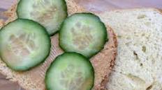 PB and Cucumber Sandwich