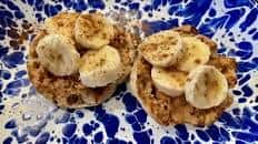 Peanut Butter and Banana English Muffin