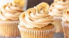 Peanut Butter Banana Cupcakes