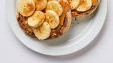 Peanut Butter-Banana English Muffin