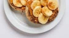 Peanut Butter-Banana English Muffin