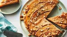 Peanut Butter-Banana Upside-Down Cake