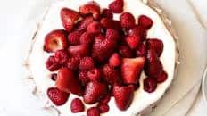 Perfect Chocolate Pavlova Recipe with Berries and Whipped Cream