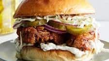 Pickle-Brined Fried Chicken Sandwich