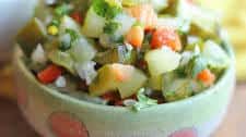 Pickle salsa (pickle de gallo)