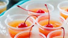 Pineapple Upside-Down Cake Jello Shots