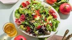 Pomegranate, Avocado, and Apple Feta Salad