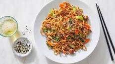 Pork Lo Mein with Bok Choy & Carrots