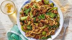 Pork Lo Mein with Bok Choy & Celery