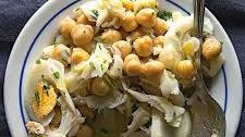 Portuguese Salt Cod and Chickpea Salad