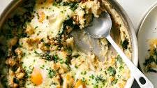 Potato-Kale Casserole and Eggs