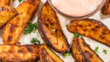 Potato Wedges with Sriracha Mayo