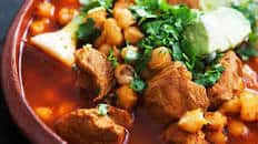 Pozole Rojo (Mexican Pork and Hominy Stew) Thumbnail