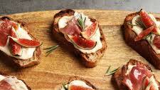 Prosciutto & Fig Bruschetta Appetizer