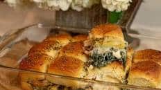 Pull-Apart Spanakopita& Chicken Sliders