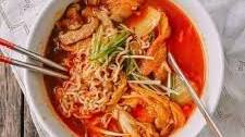 Quick and Easy Kimchi Ramen