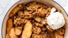 Quick & Easy Vegan Apple Crisp Recipe (No Sugar Added!)