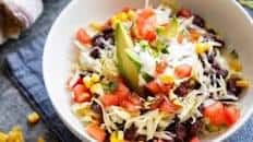 Quinoa Black Bean Burrito Bowls