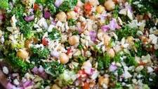 Quinoa Kale Salad with Lemon Dressing