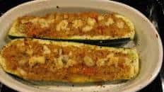 Quinoa Stuffed Zucchini Boats