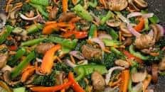 Rainbow Veggie Stir Fry