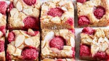 Raspberry Almond Blondies