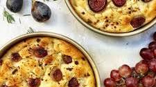 Red Grape, Rosemary, and Goat Cheese Focaccia (customizable)